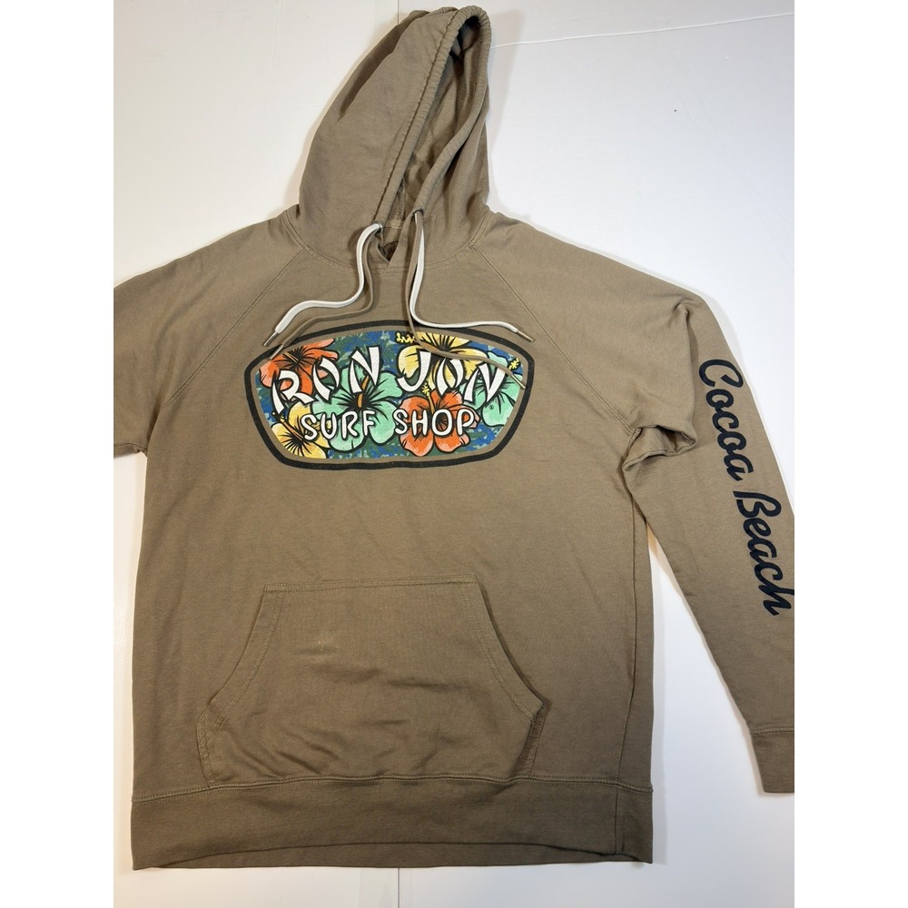 MENS RON JON COCOA BEACH SURF SHOP HOODIE SWEATSHIRT SIZE XL